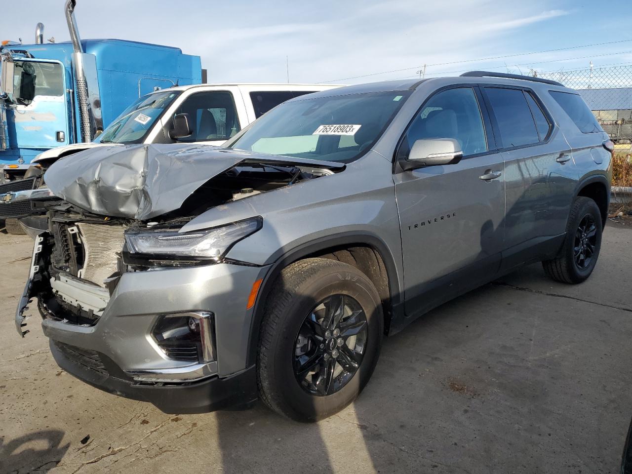 Image 1 of 2023 CHEVROLET TRAVERSE LT 2023 with VIN 1GNERGKW6PJ172633