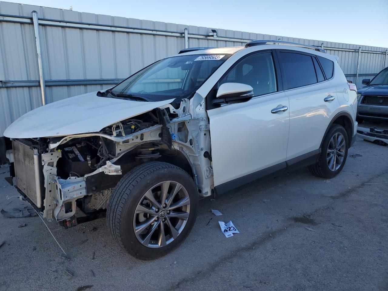Image 1 of 2018 TOYOTA RAV4 LIMITED 2018 with VIN JTMDFREV6JD244772