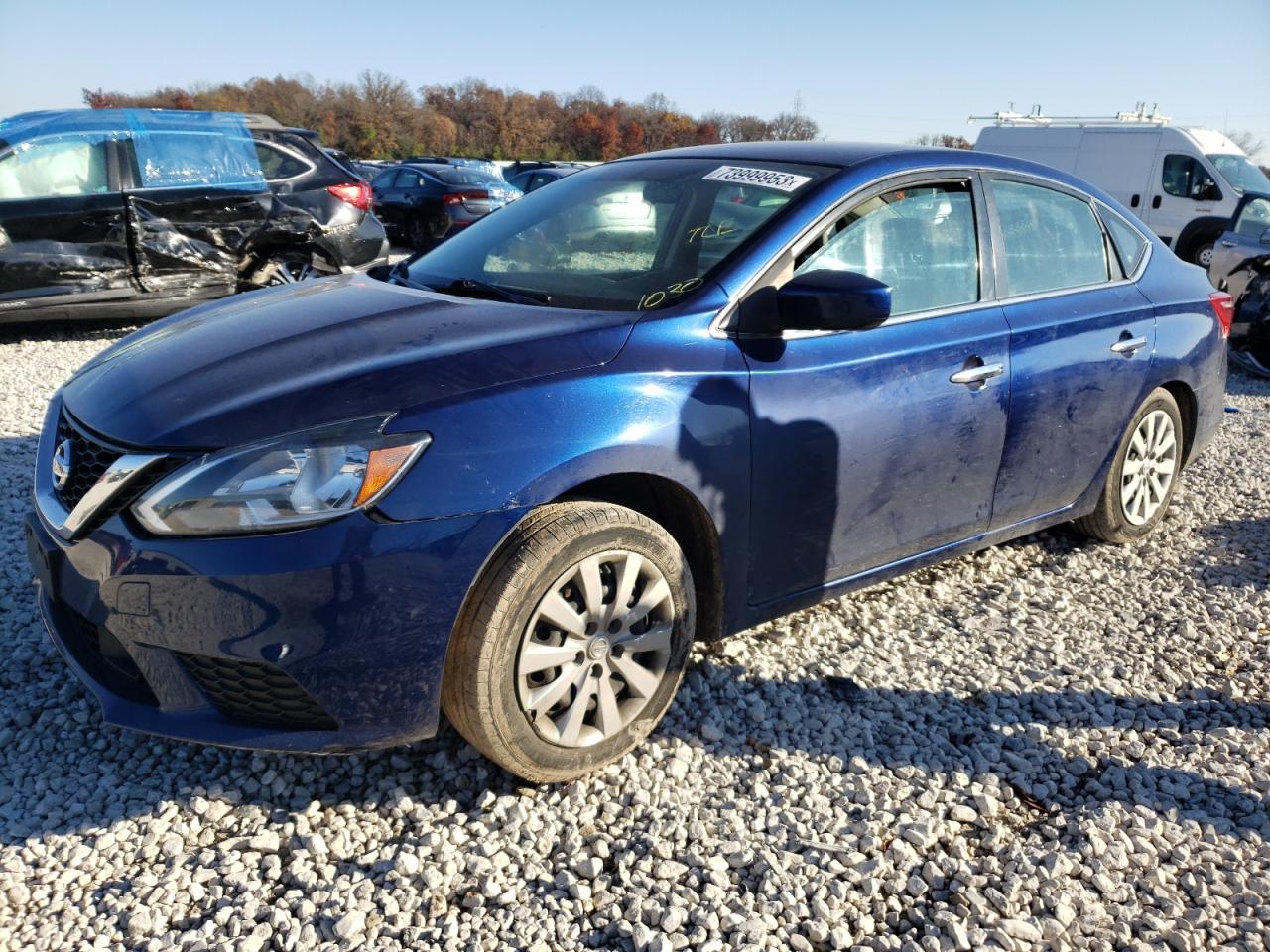 Image 1 of 2019 NISSAN SENTRA S 2019 with VIN 3N1AB7AP2KY264593