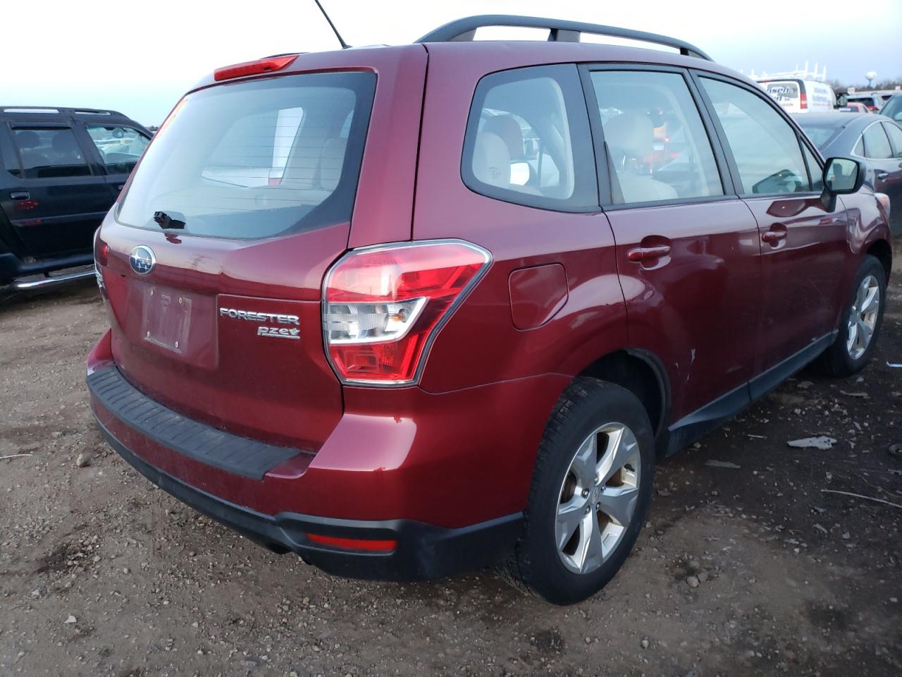 Image 3 of 2015 SUBARU FORESTER 2.5I 2015 with VIN JF2SJABC9FH517571