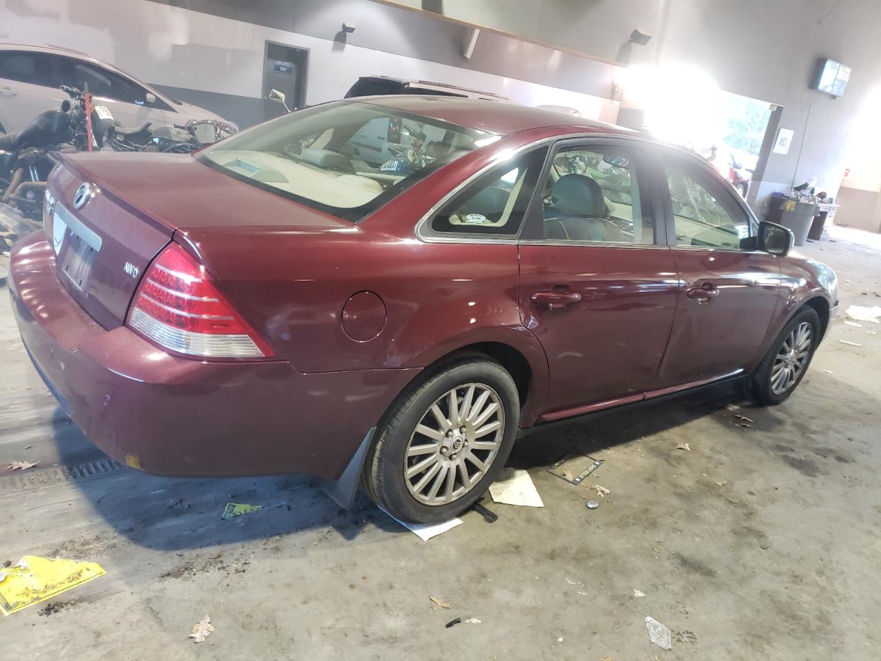 Image 3 of 2006 MERCURY MONTEGO PREMIER 2006 with VIN 1MEHM43126G611780