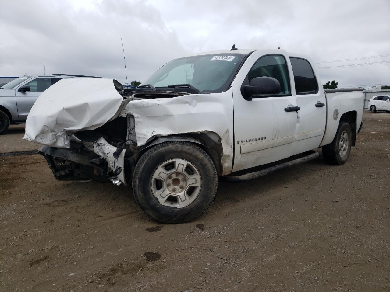 Image 1 of 2007 CHEVROLET SILVERADO C1500 CREW CAB 2007 with VIN 2GCEC13J571552390
