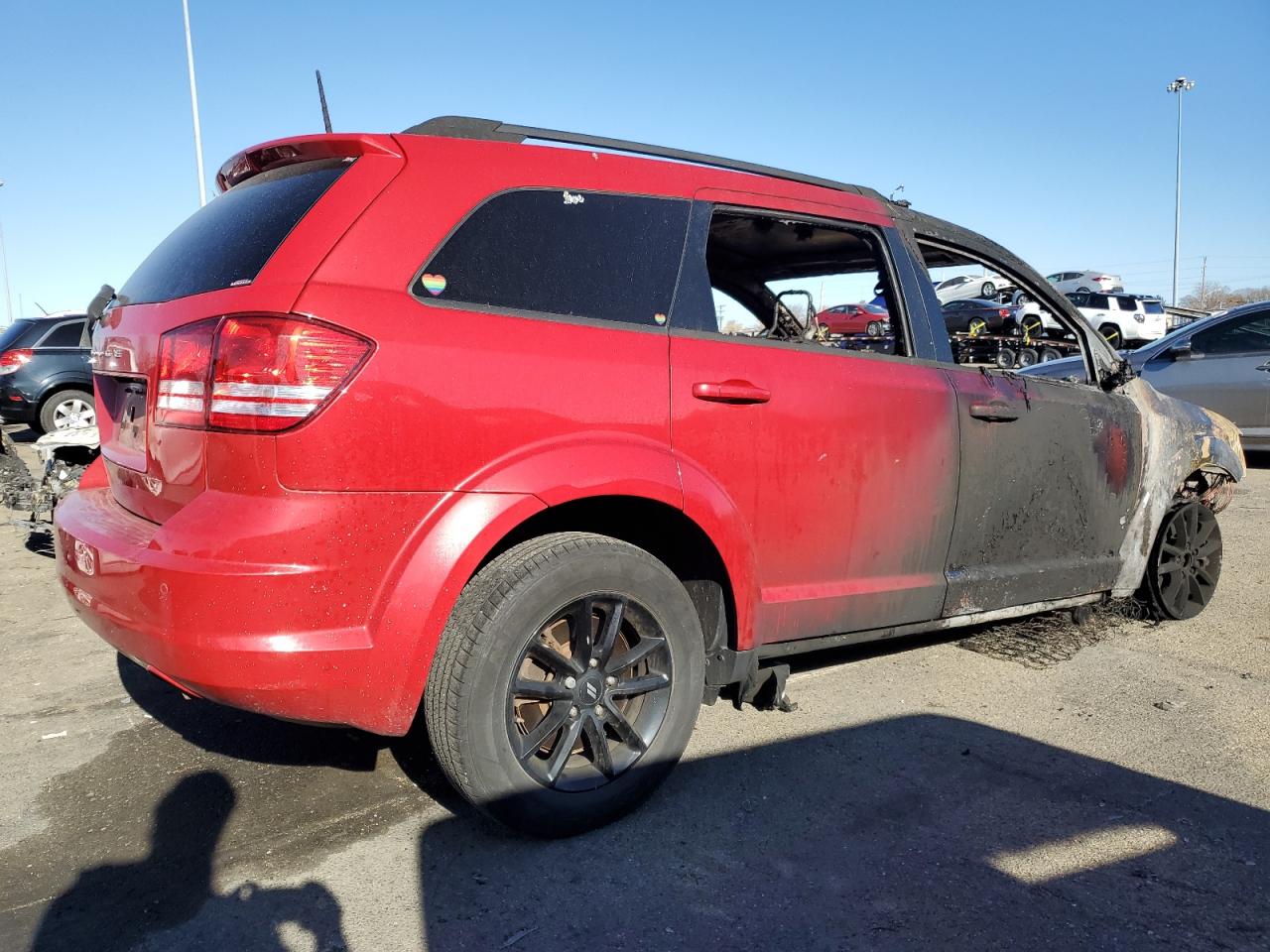 Image 3 of 2020 DODGE JOURNEY SE 2020 with VIN 3C4PDCAB9LT202248