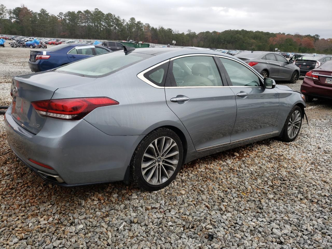 Image 3 of 2016 HYUNDAI GENESIS 3.8L 2016 with VIN KMHGN4JEXGU137723
