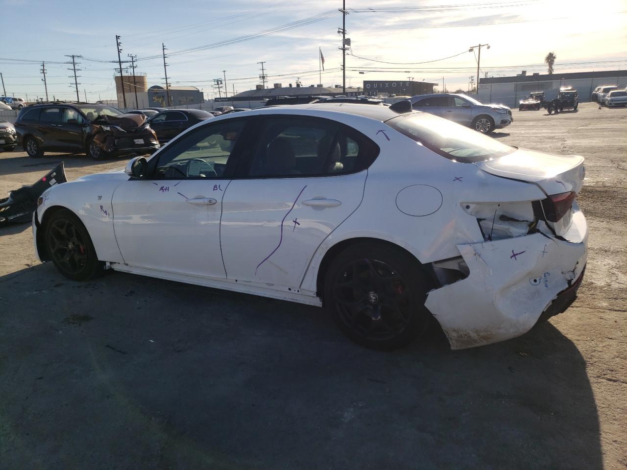 Image 2 of 2022 ALFA ROMEO GIULIA SUPER 2022 with VIN ZARFAMBN9N7663093