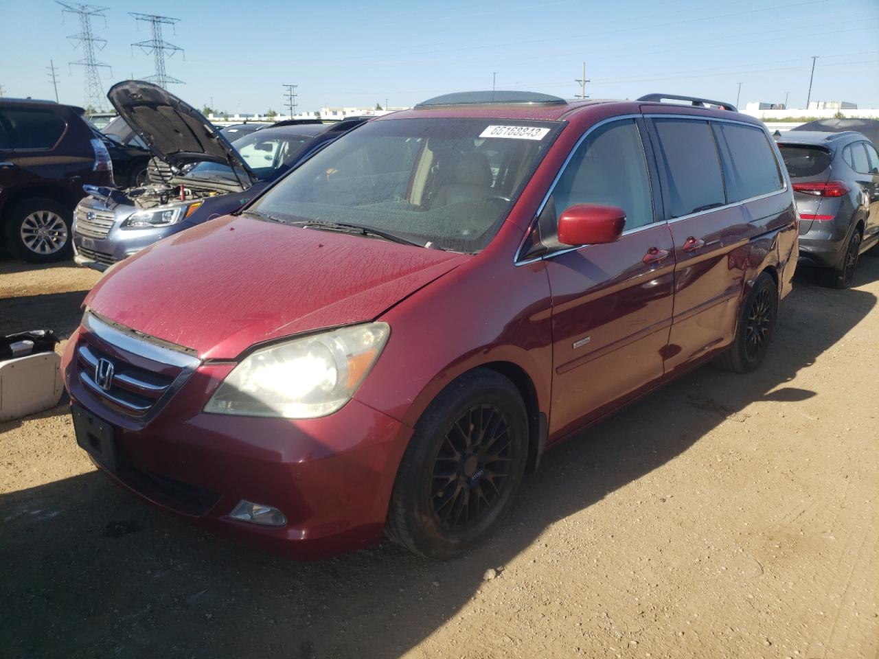 Obraz 1 z 2006 HONDA ODYSSEY TOURING 2006 z VIN 5FNRL388X6B047962