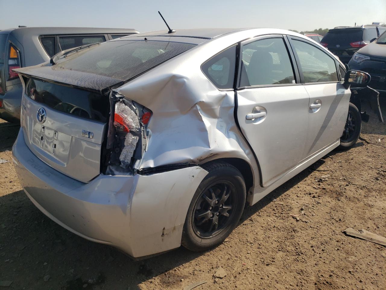 Image 3 of 2012 TOYOTA PRIUS  2012 with VIN JTDKN3DU0C5434483