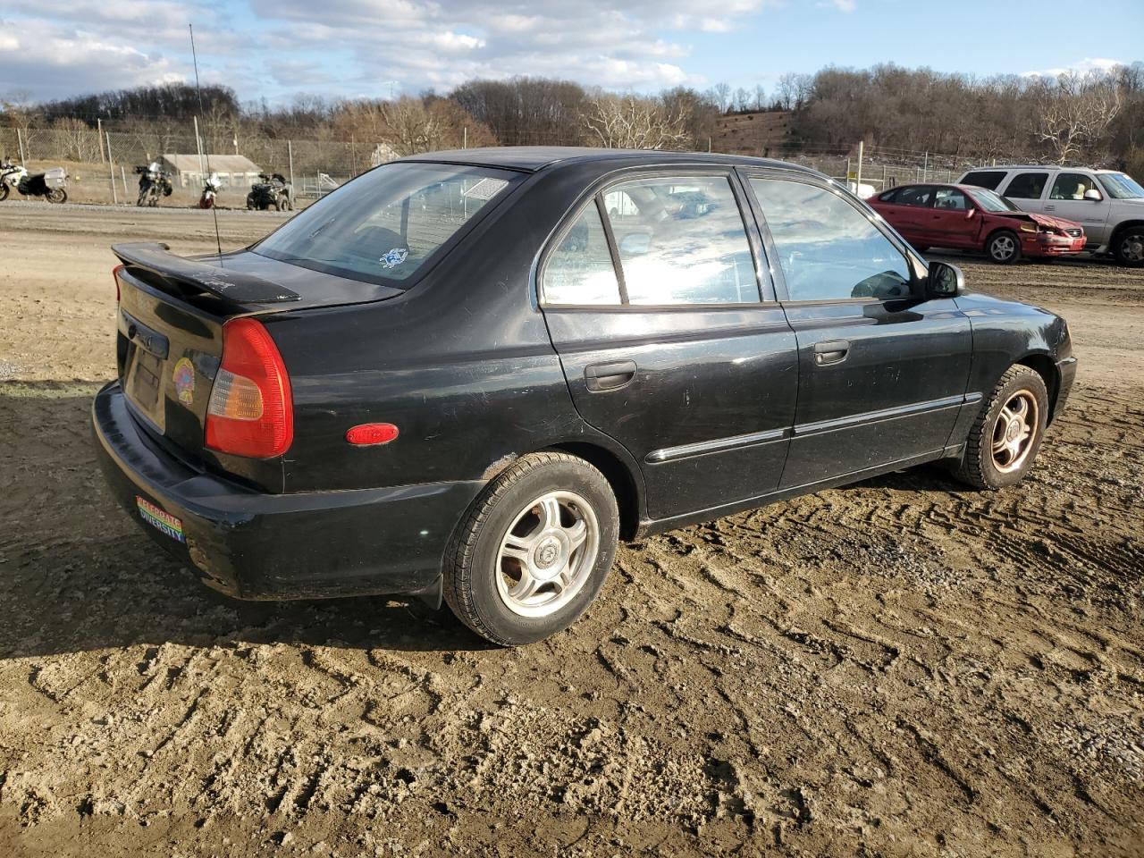 Изображение 3 2001 HYUNDAI ACCENT GL 2001 с VIN KMHCG45C21U218532