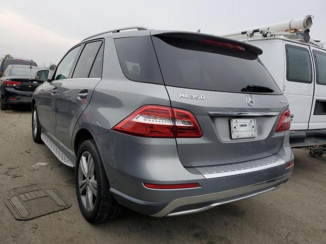 Image 2 of 2012 MERCEDES-BENZ ML 350 4MATIC 2012 with VIN 4JGDA5HB2CA028099