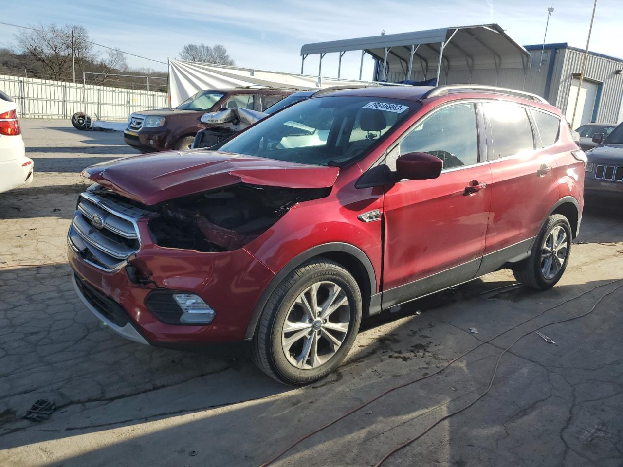 Image 1 of 2017 FORD ESCAPE SE 2017 with VIN 1FMCU0GD9HUD15700