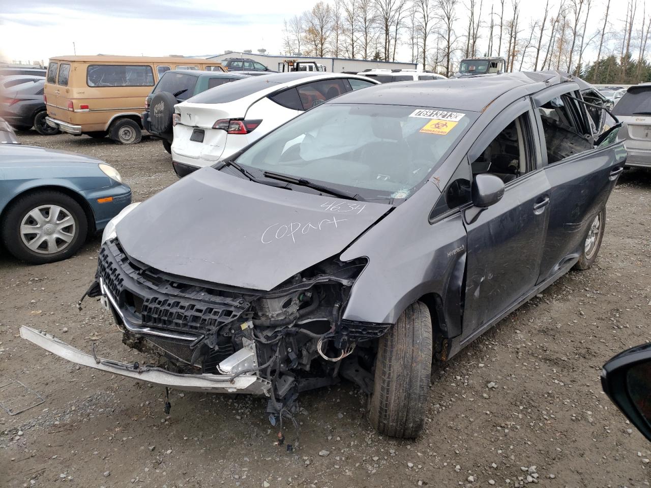 Obraz 1 z 2014 TOYOTA PRIUS V  2014 z VIN JTDZN3EU5EJ004634