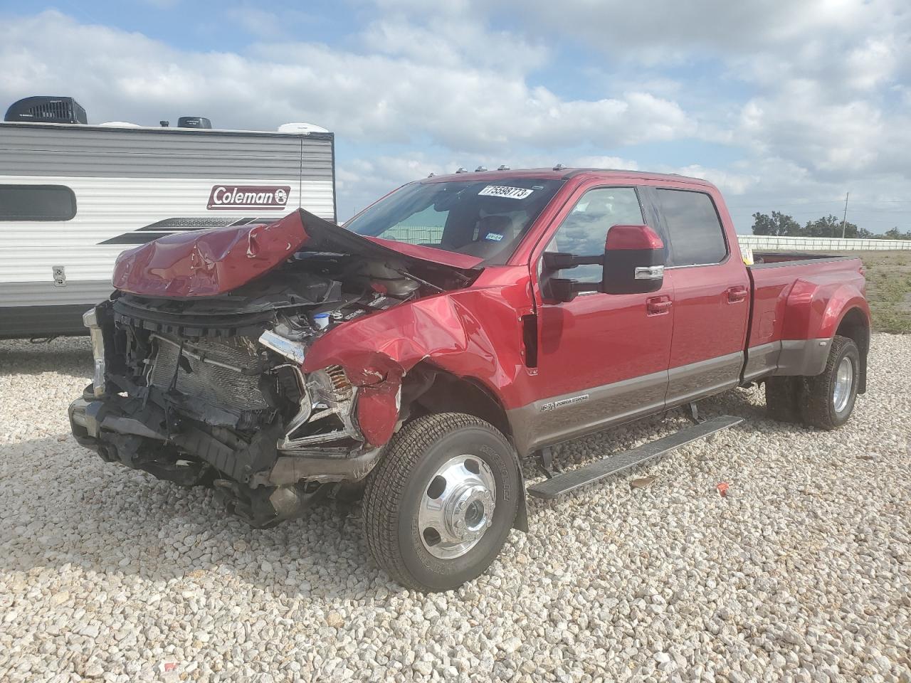 Image 2 of 2022 FORD F350 SUPER DUTY 2022 with VIN 1FT8W3DT6NEF55875