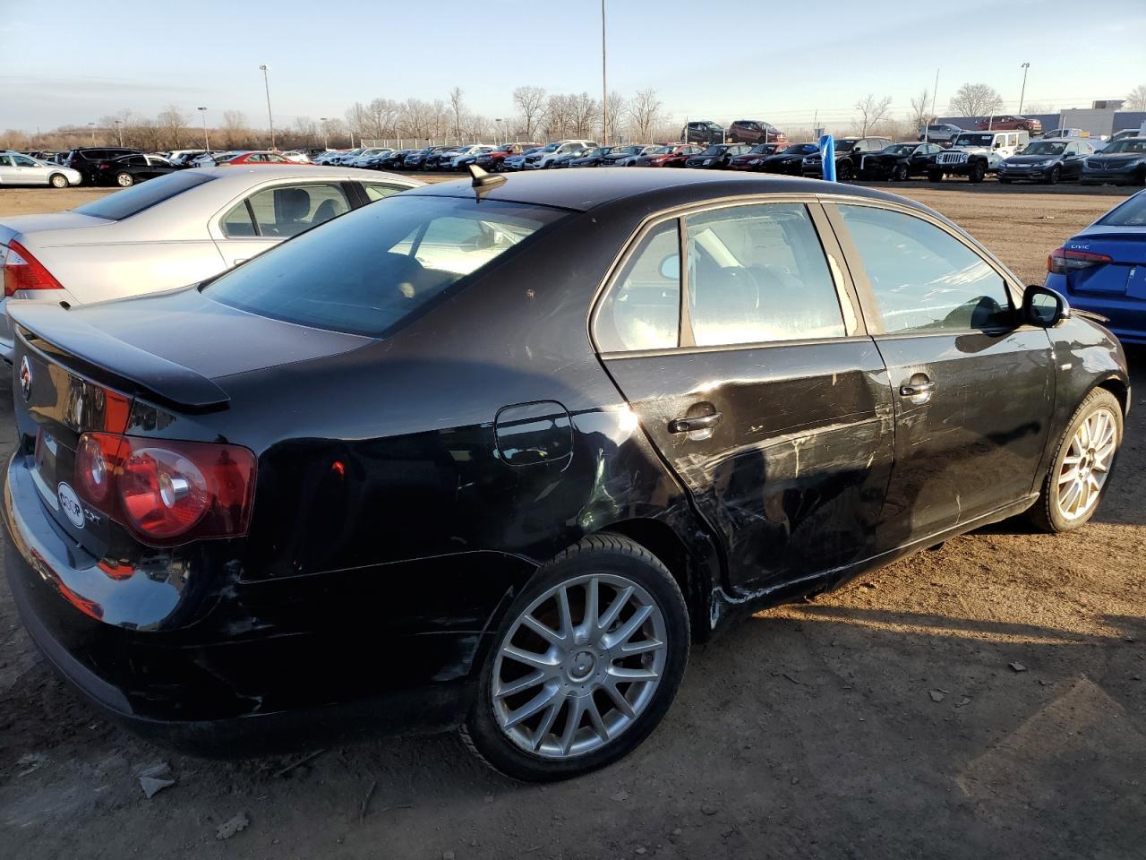 Image 3 of 2008 VOLKSWAGEN JETTA WOLFSBURG 2008 with VIN 3VWRJ71K98M180372
