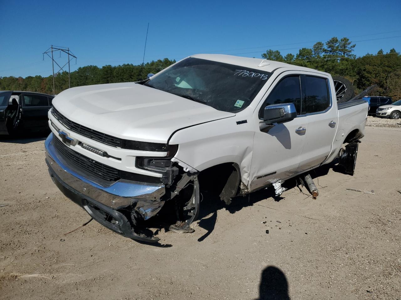 Изображение 1 2021 CHEVROLET SILVERADO K1500 LTZ 2021 с VIN 3GCUYGET0MG378441