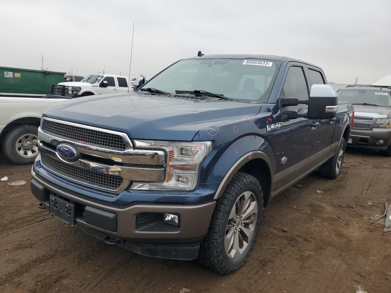 Image 1 of 2019 FORD F150 SUPERCREW 2019 with VIN 1FTFW1E49KFB36153