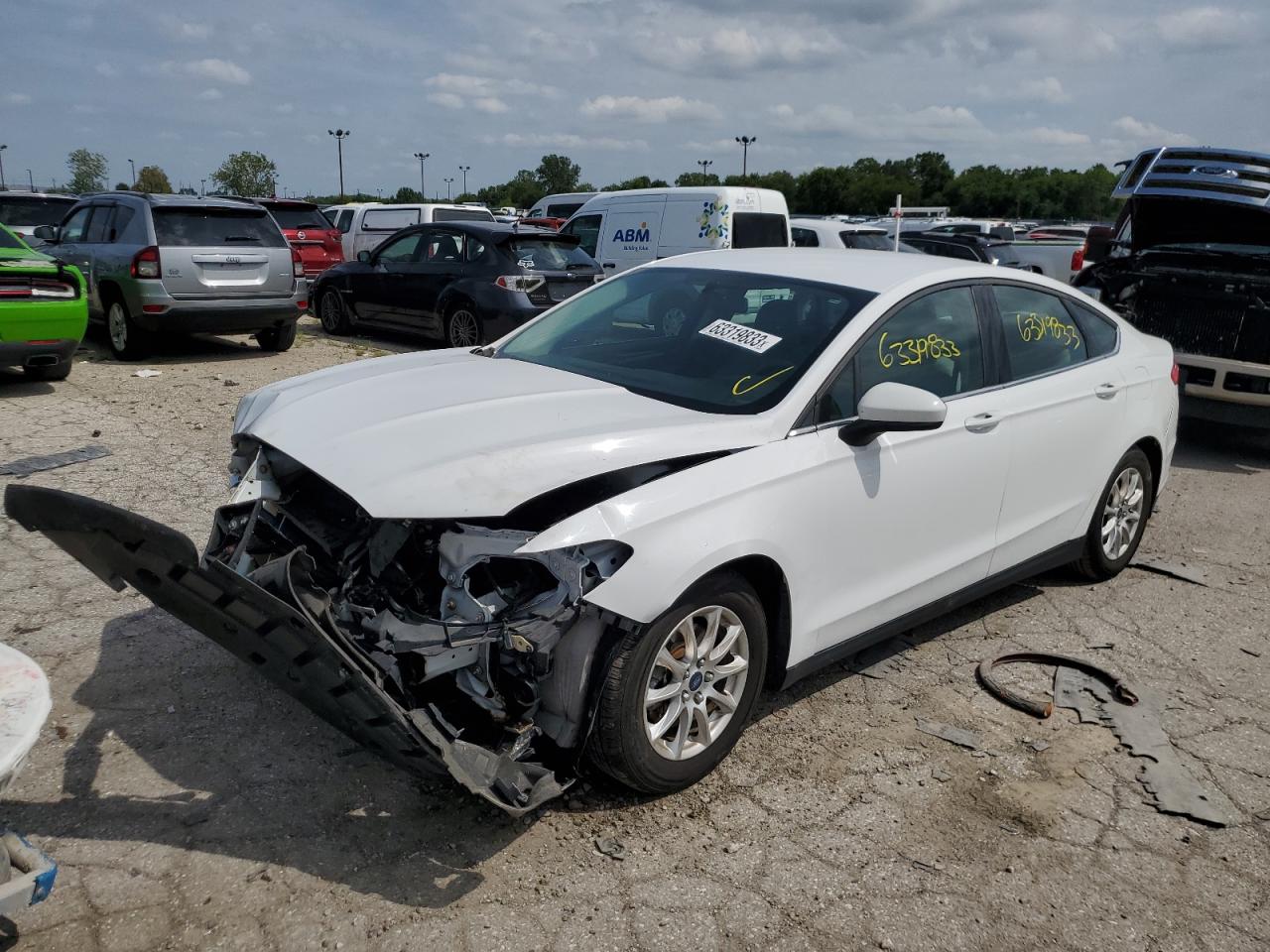Изображение 1 2015 FORD FUSION S 2015 с VIN 1FA6P0G75F5131452