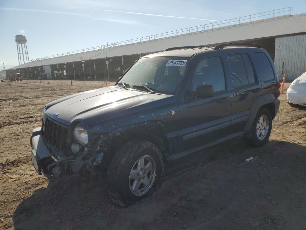 Image 1 of 2005 JEEP LIBERTY SPORT 2005 with VIN 1J4GL48565W658353