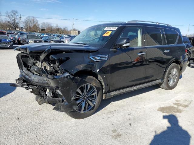 Image 1 of 2021 INFINITI QX80 LUXE 2021 with VIN JN8AZ2AE1M9270571