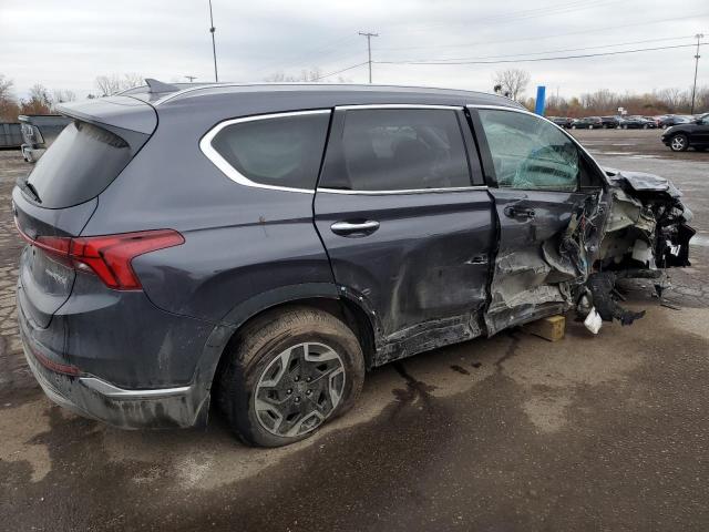 Image 3 of 2021 HYUNDAI SANTA FE BLUE 2021 with VIN KM8S2DA16MU005649