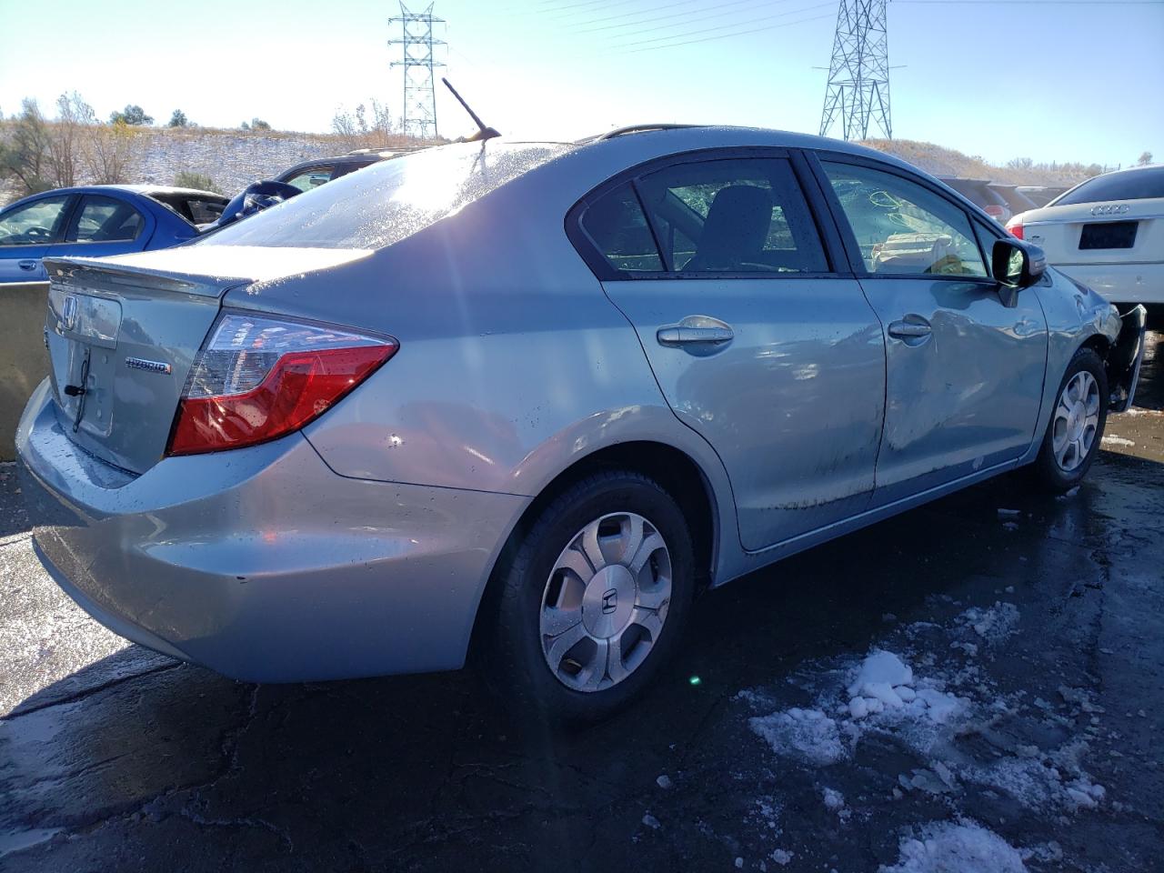 Image 3 of 2012 HONDA CIVIC HYBRID 2012 with VIN JHMFB4F28CS004728