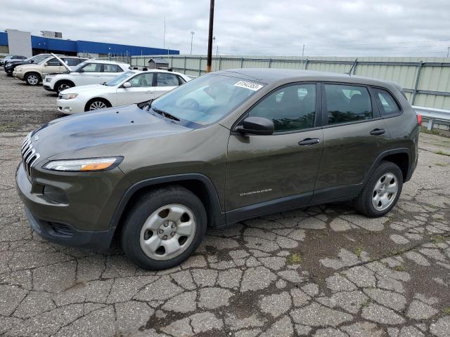 Image 1 of 2014 JEEP CHEROKEE SPORT 2014 with VIN 1C4PJLAB1EW221141