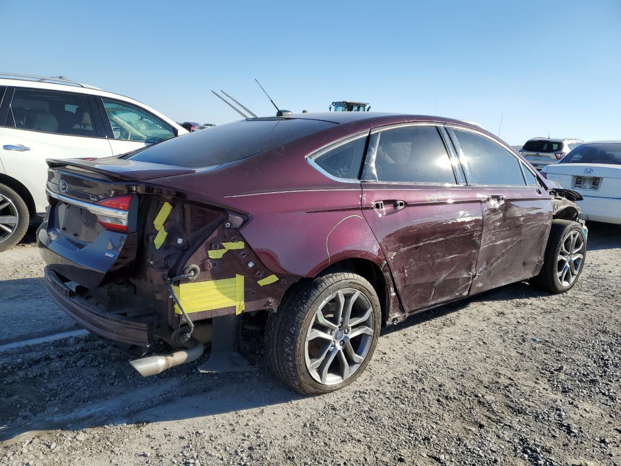 Obraz 3 z 2017 FORD FUSION SE 2017 z VIN 3FA6P0H70HR342220