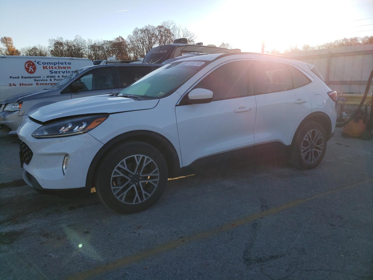 Image 1 of 2020 FORD ESCAPE SEL 2020 with VIN 1FMCU9H64LUA12983