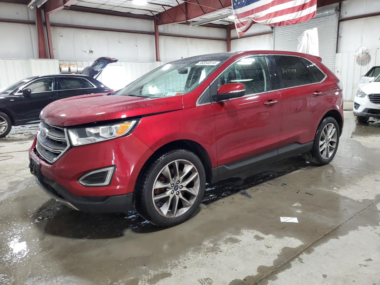 Image 1 of 2017 FORD EDGE TITANIUM 2017 with VIN 2FMPK4K97HBB24882