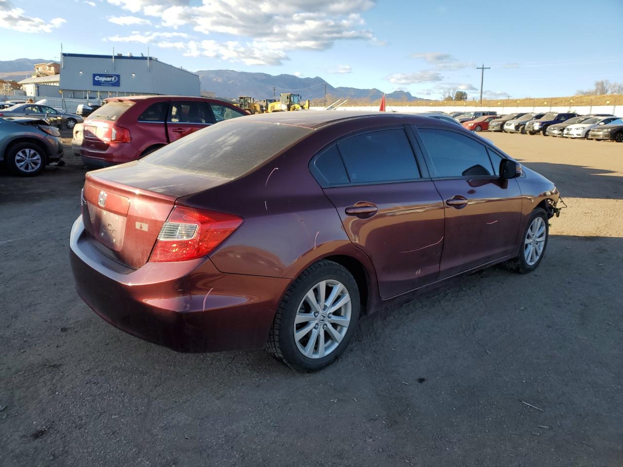 Image 3 of 2012 HONDA CIVIC EX 2012 with VIN 2HGFB2F80CH608499