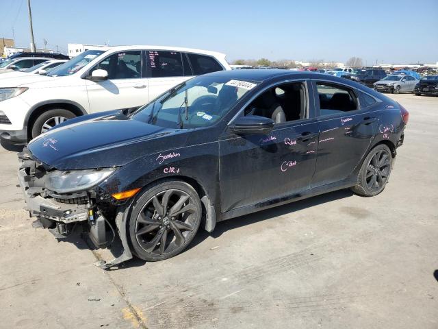 Image 1 of 2019 HONDA CIVIC SPORT 2019 with VIN 19XFC2F81KE031519