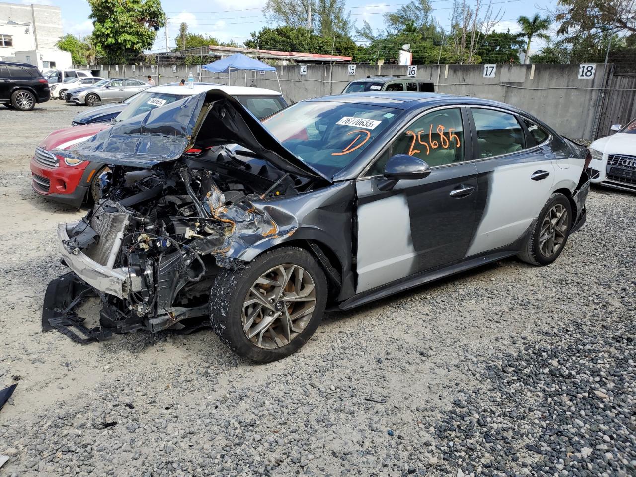 Obraz 1 z 2022 HYUNDAI SONATA SEL 2022 z VIN KMHL14JA8NA172749
