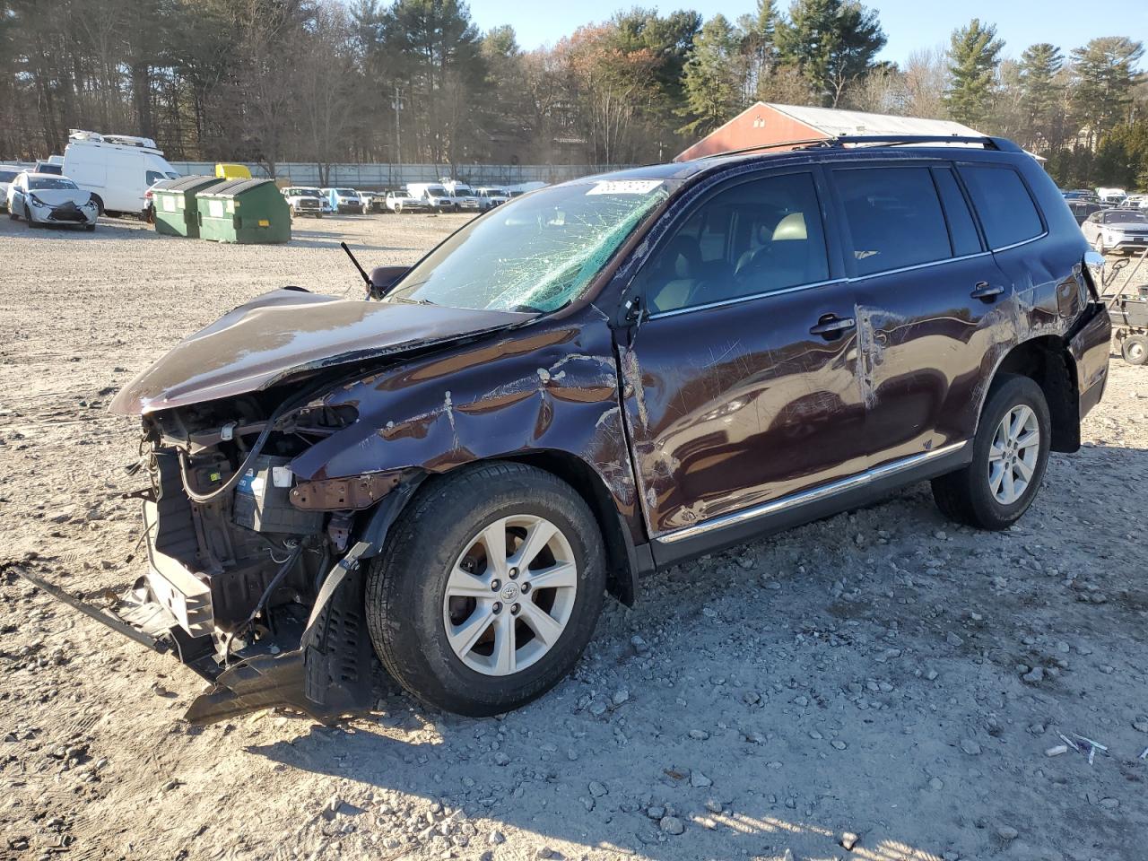 Obraz 1 z 2013 TOYOTA HIGHLANDER BASE 2013 z VIN 5TDBK3EH4DS212261