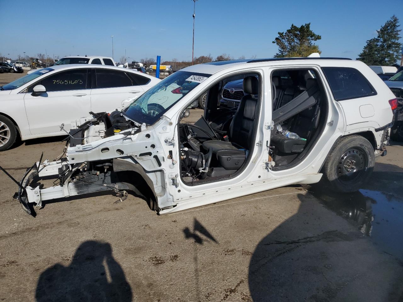 Image 1 of 2018 JEEP GRAND CHEROKEE OVERLAND 2018 with VIN 1C4RJFCG2JC469588
