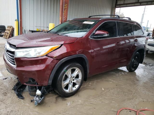 Image 1 of 2015 TOYOTA HIGHLANDER LIMITED 2015 with VIN 5TDDKRFH2FS217861