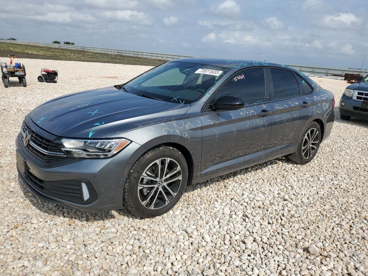 Image 1 of 2023 VOLKSWAGEN JETTA SPORT 2023 with VIN 3VWAM7BU1PM027875
