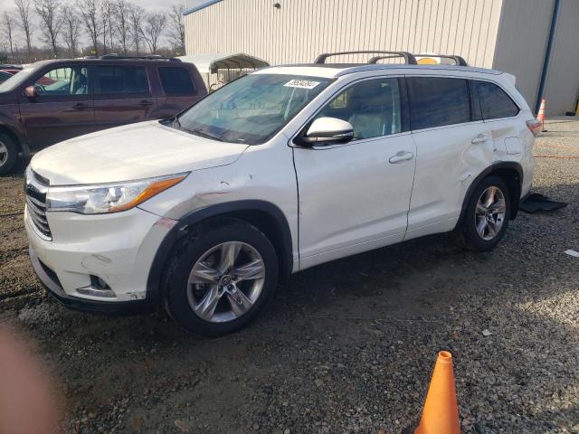Image 1 of 2016 TOYOTA HIGHLANDER LIMITED 2016 with VIN 5TDDKRFH2GS341324