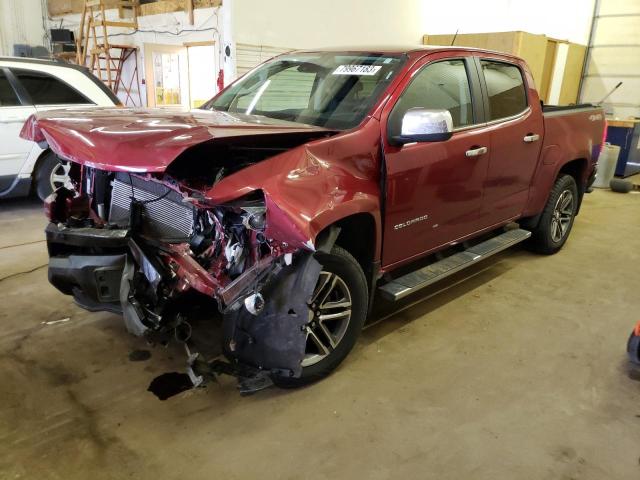Image 1 of 2021 CHEVROLET COLORADO LT 2021 with VIN 1GCGTCEN7M1168228