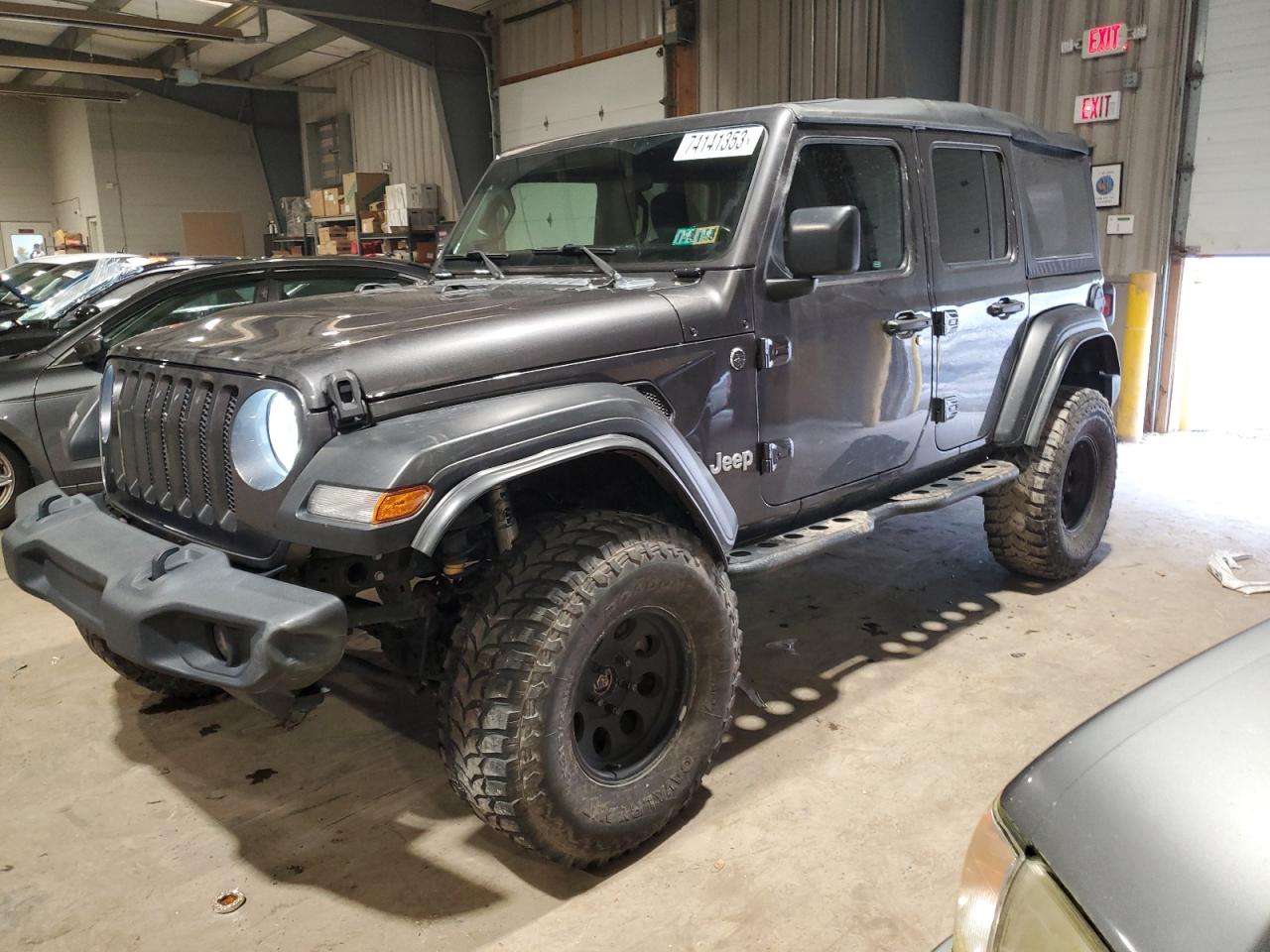 Image 1 of 2019 JEEP WRANGLER UNLIMITED SPORT 2019 with VIN 1C4HJXDG6KW670958
