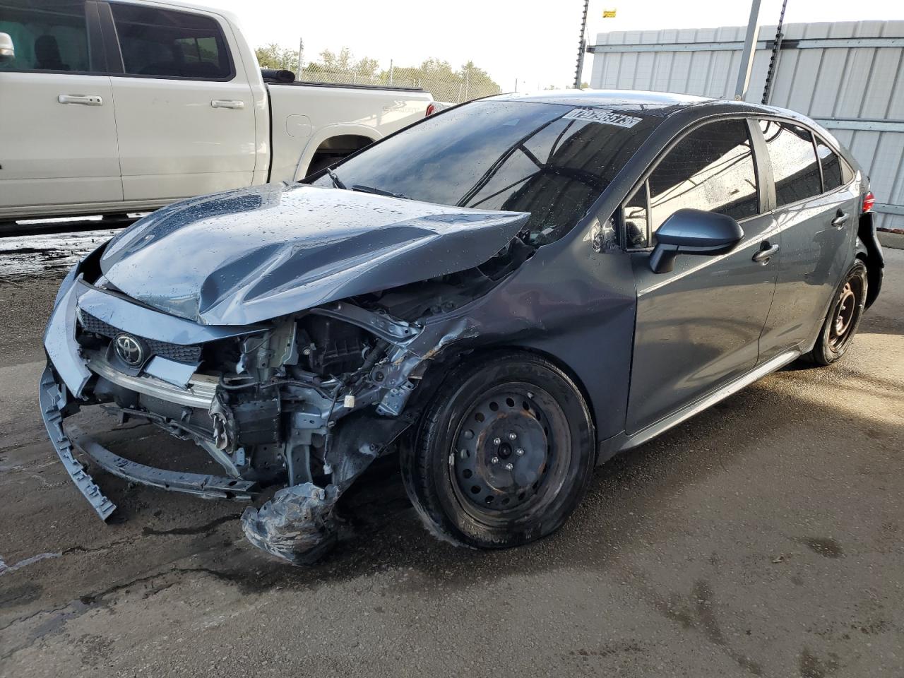 Image 1 of 2021 TOYOTA COROLLA LE 2021 with VIN 5YFEPMAEXMP155850
