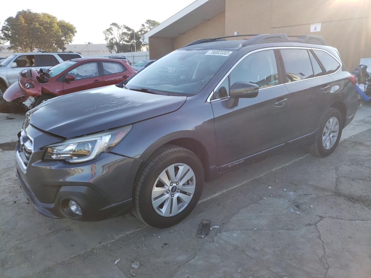 Image 1 of 2018 SUBARU OUTBACK 2.5I PREMIUM 2018 with VIN 4S4BSAFC1J3293669