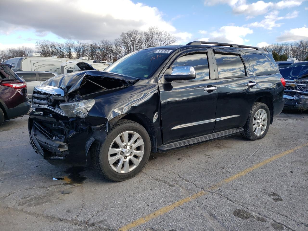 Image 1 of 2012 TOYOTA SEQUOIA PLATINUM 2012 with VIN 5TDDW5G13CS062781
