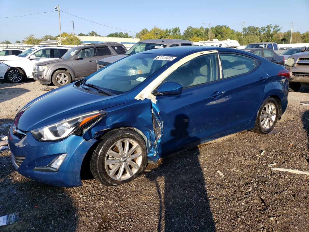 Image 1 of 2015 HYUNDAI ELANTRA SE 2015 with VIN KMHDH4AE0FU351824