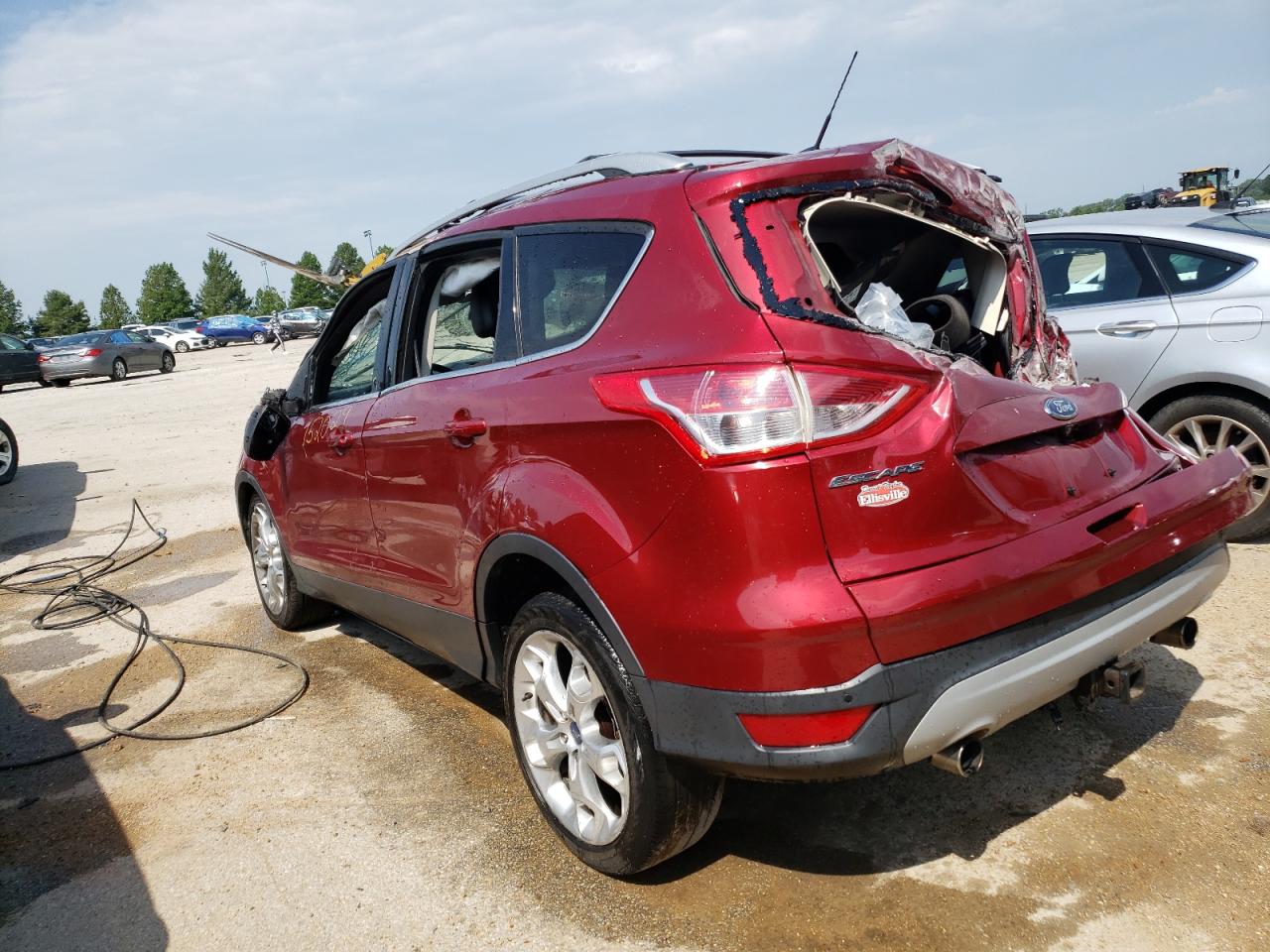 Image 2 of 2013 FORD ESCAPE TITANIUM 2013 with VIN 1FMCU0J97DUC85966