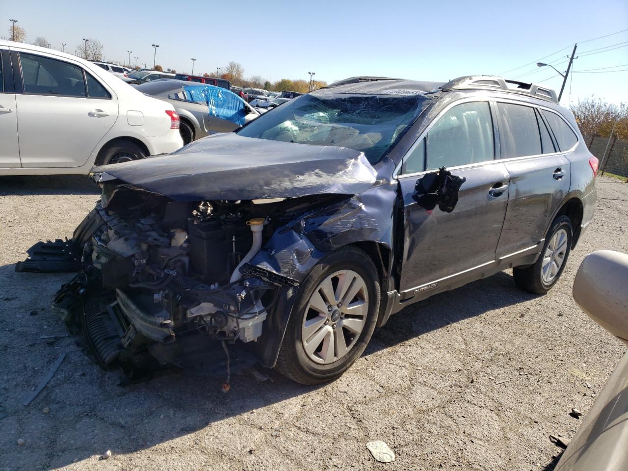 Image 1 of 2018 SUBARU OUTBACK 2.5I PREMIUM 2018 with VIN 4S4BSACC7J3391688