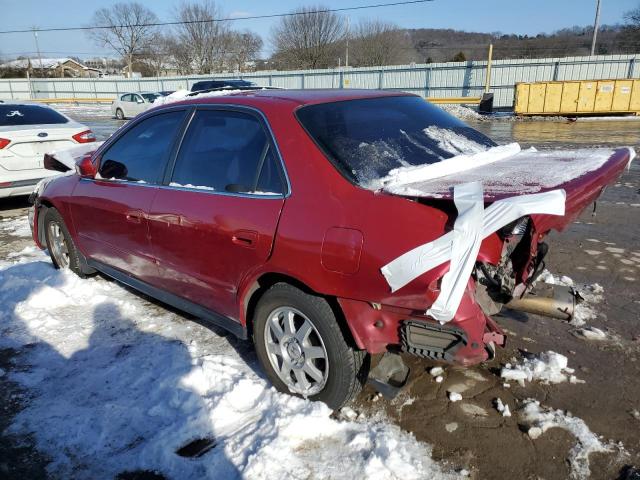Image 2 of 2002 HONDA ACCORD SE 2002 with VIN JHMCG56702C020520