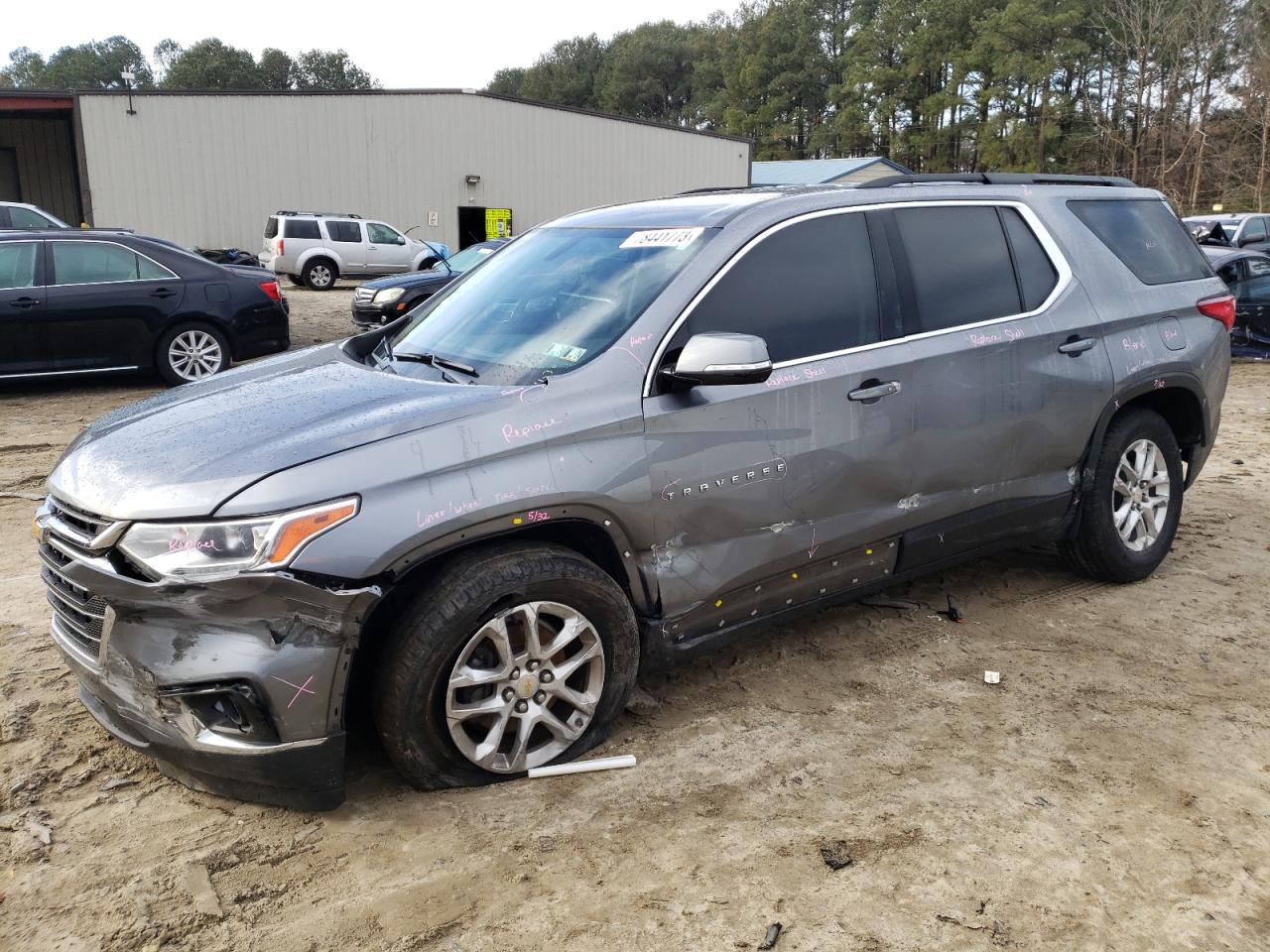 Image 1 of 2019 CHEVROLET TRAVERSE LT 2019 with VIN 1GNERHKW2KJ213774