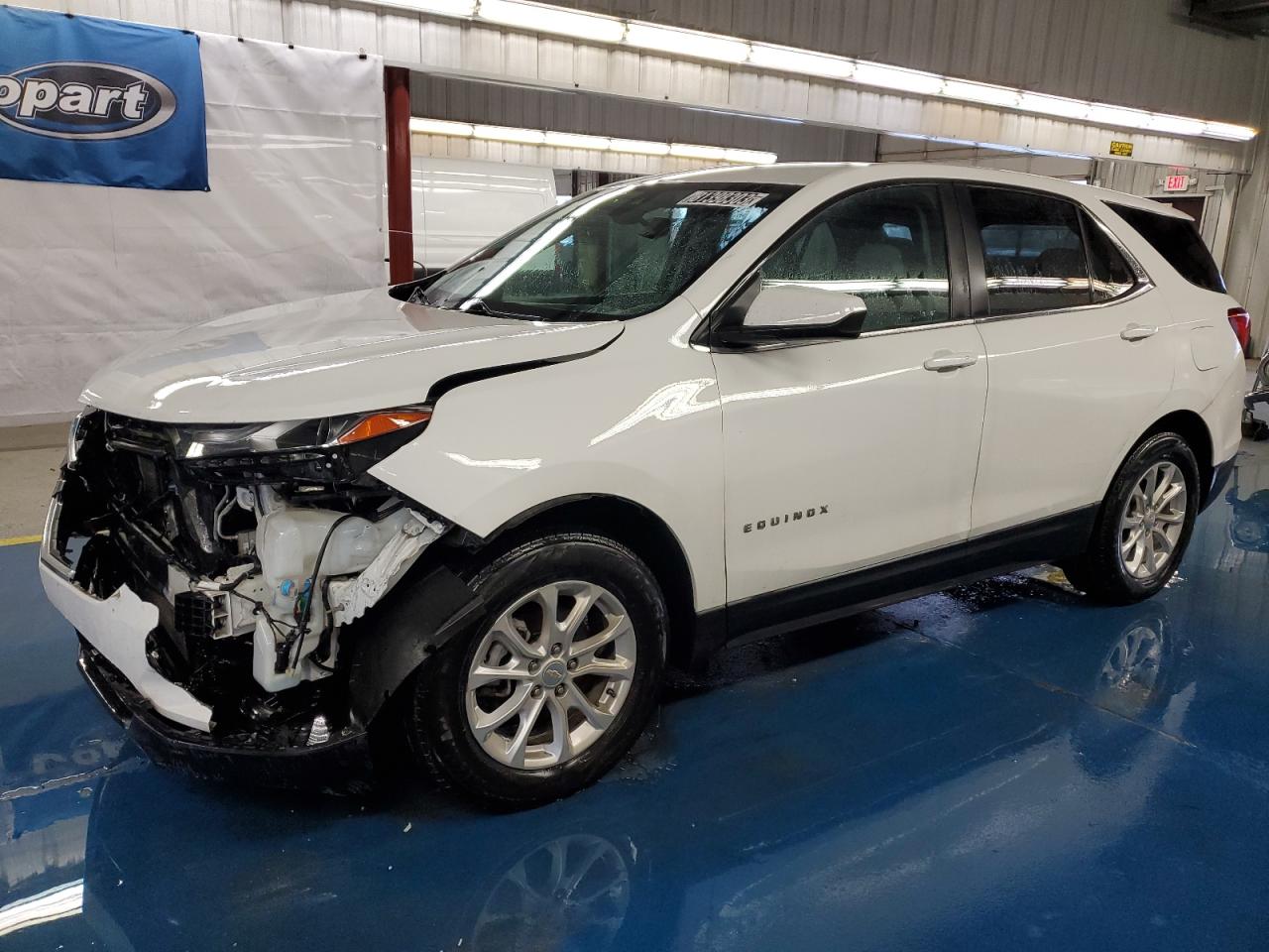 Image 1 of 2021 CHEVROLET EQUINOX LT 2021 with VIN 3GNAXUEVXMS136878