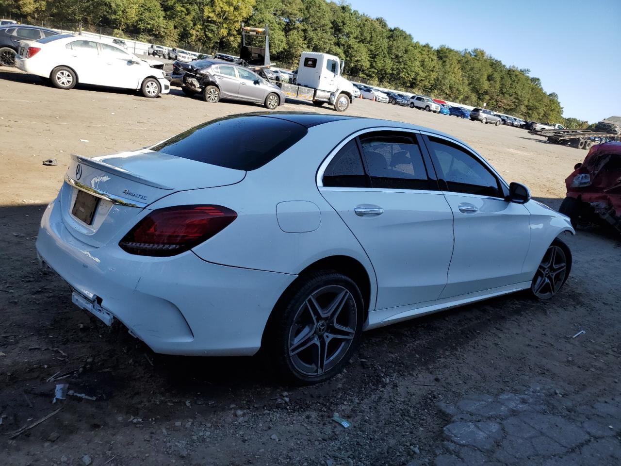 Image 3 of 2020 MERCEDES-BENZ C 300 4MATIC 2020 with VIN WDDWF8EB8LR554975