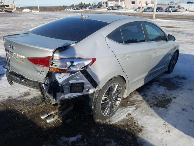 Image 3 of 2018 HYUNDAI ELANTRA SPORT 2018 with VIN KMHD04LB1JU578071
