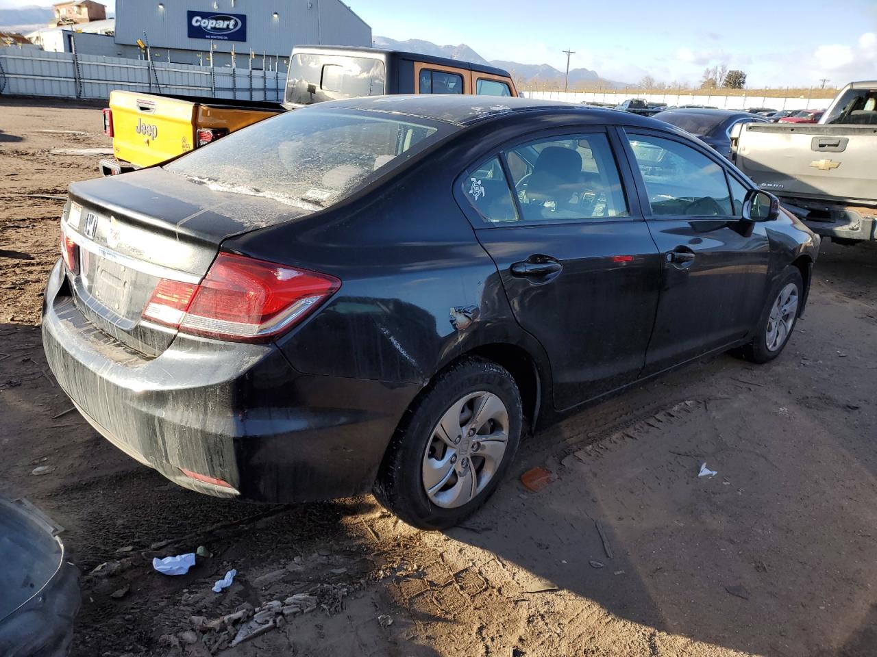 Image 3 of 2013 HONDA CIVIC LX 2013 with VIN 2HGFB2F57DH534750